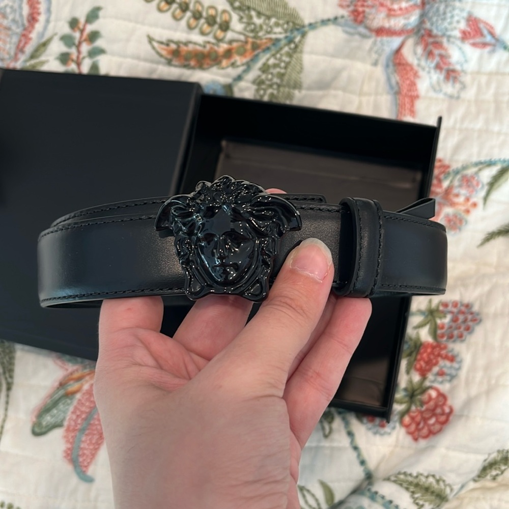 Versace Belt H.30 Calf Leather